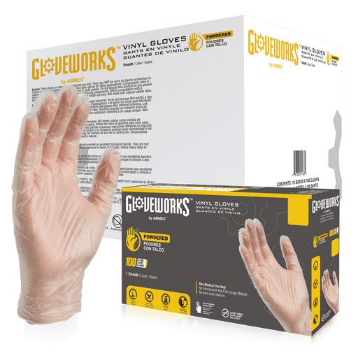 Gloveworks HD 6 mil Black Nitrile Disposable Industrial Gloves with Ra —  Zoomget